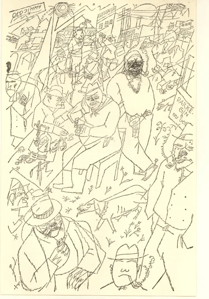 Anonimo , Grosz, George sec. XX , fronte