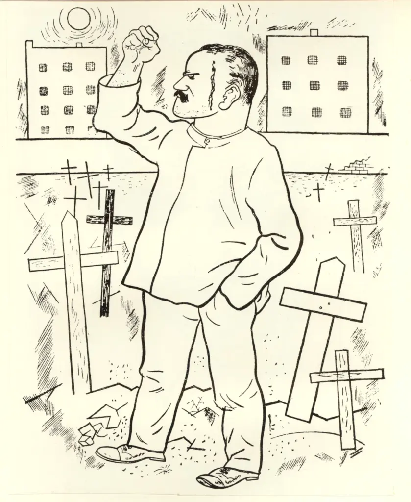 Anonimo , Grosz, George , fronte