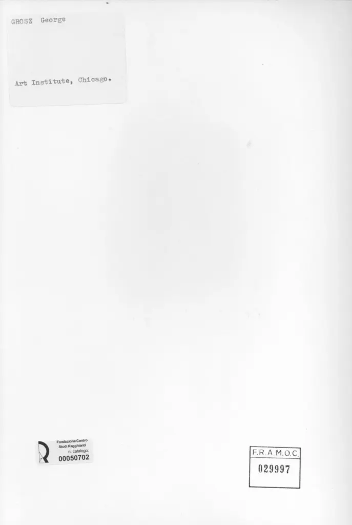 Anonimo , Grosz, George , retro