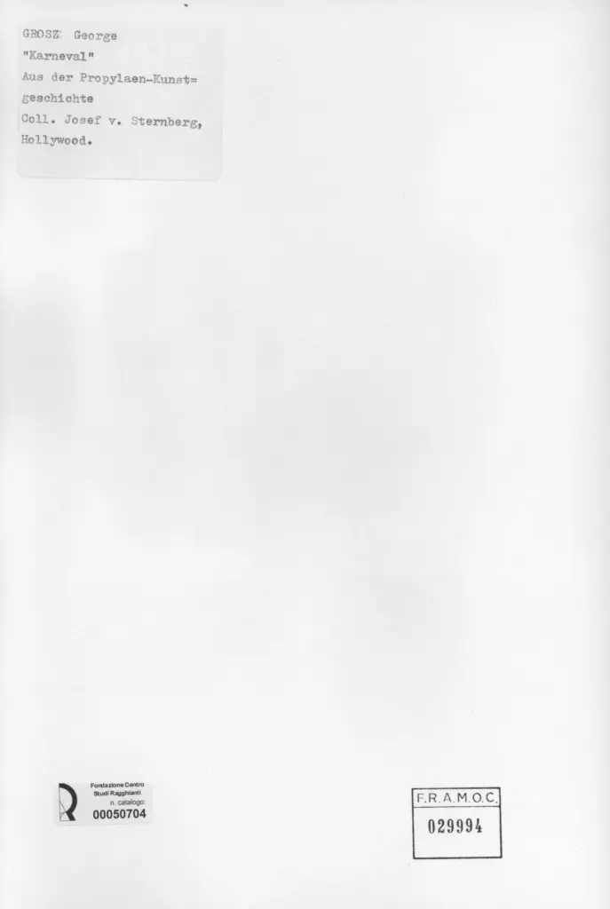 Anonimo , Grosz, George , retro