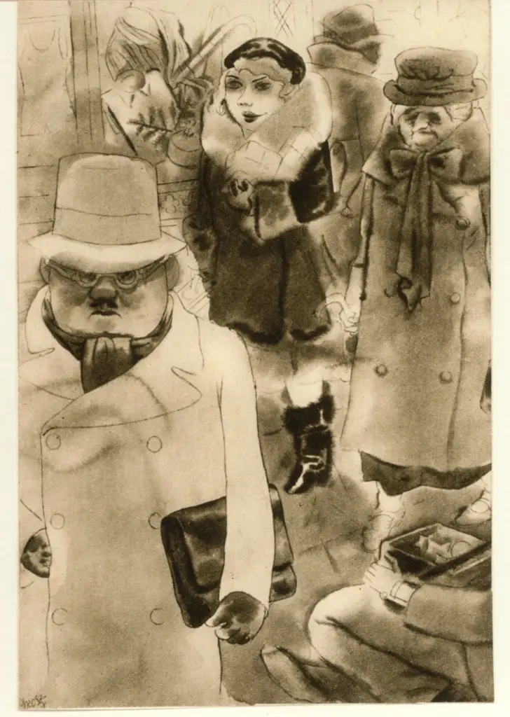 Anonimo , Grosz, George , fronte