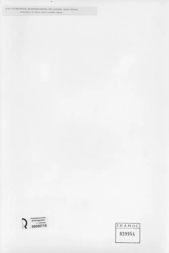 Anonimo , Gulbrasson, Olaf sec. XX , retro