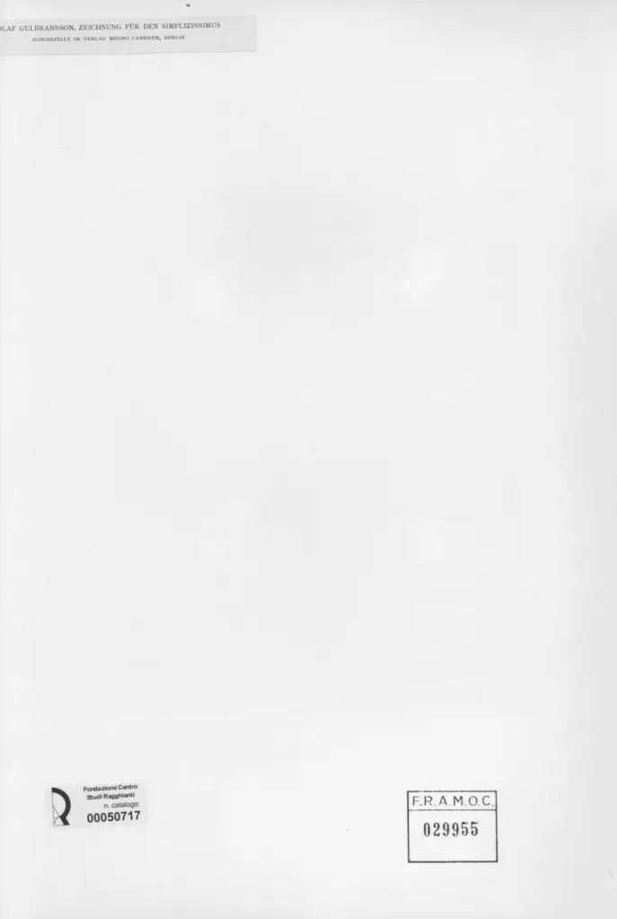 Anonimo , Gulbrasson, Olaf , retro