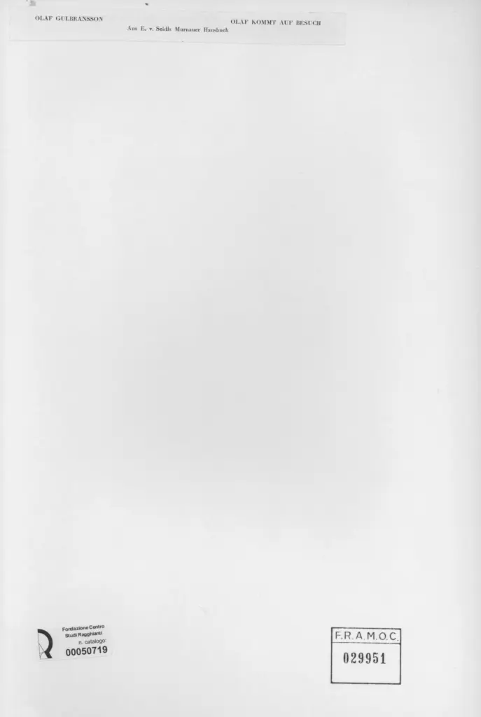 Anonimo , Gulbrasson, Olaf , retro