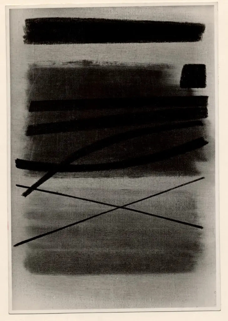 Hartung, Hans , - composizione astratta