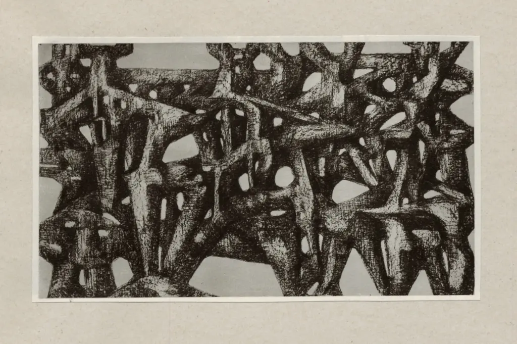 Hartung, Karl , - composizione astratta