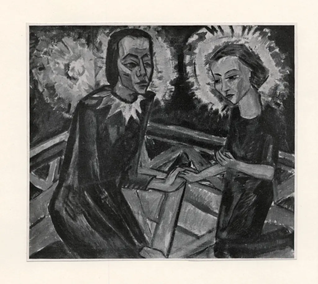 Heckel, Erich , - ritratto di donna e ragazza, - ritratto di donna e ragazza