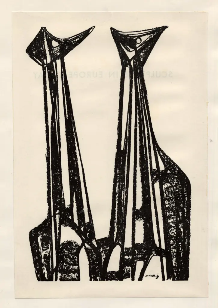 Heiliger, Bernhard , - Composizione astratta