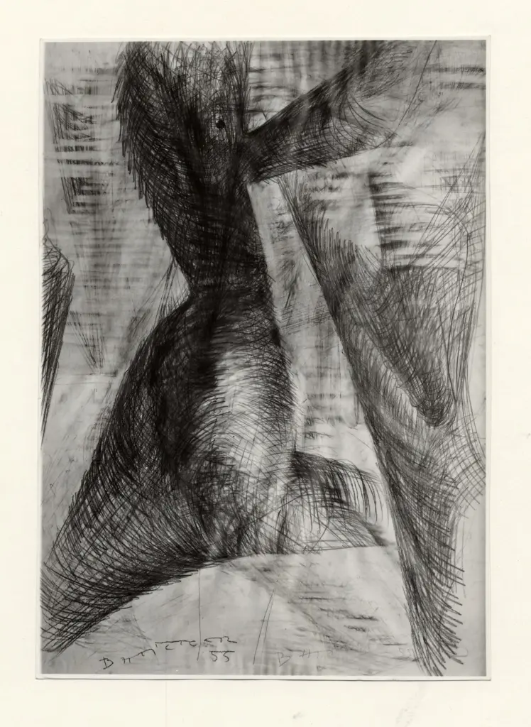 Heiliger, Bernhard , - schizzo per scultura