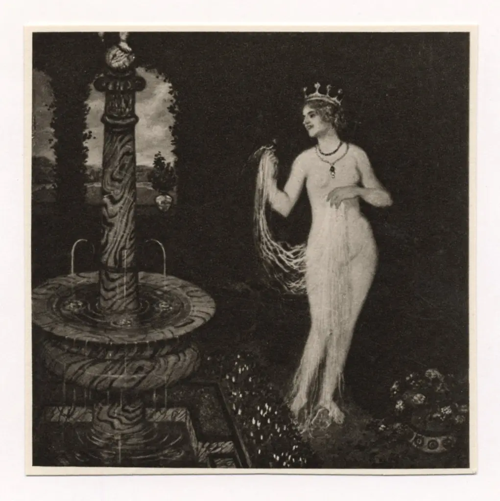 Hengeler, Adolf , Nudo alla fontana