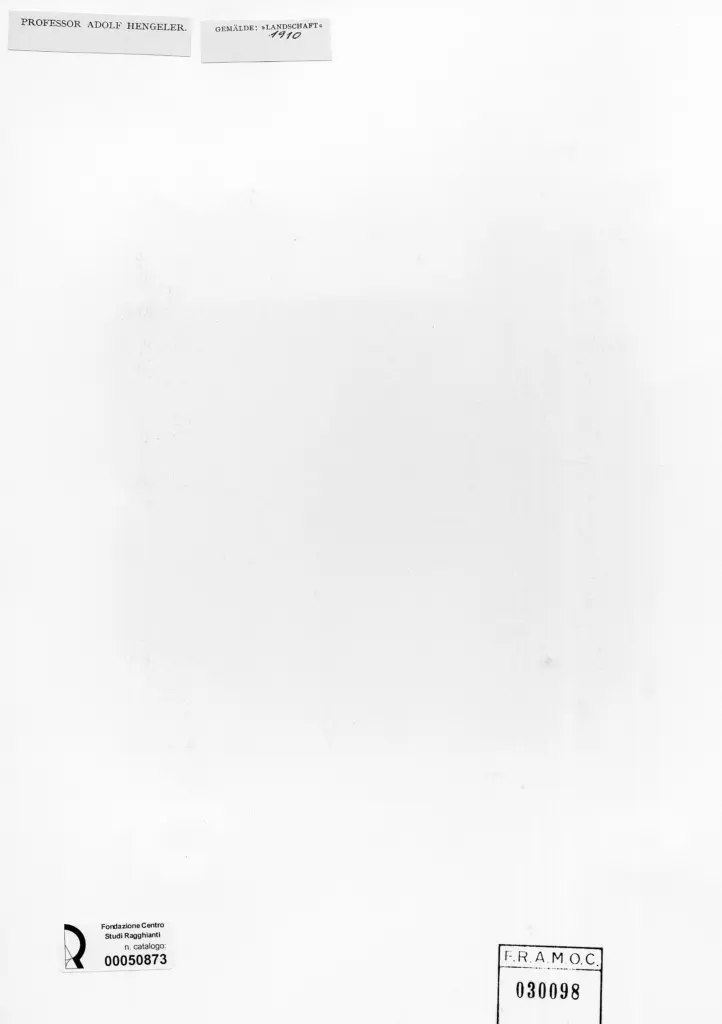 Anonimo , Hengeler, Adolf - sec. XX - Paesaggio , retro