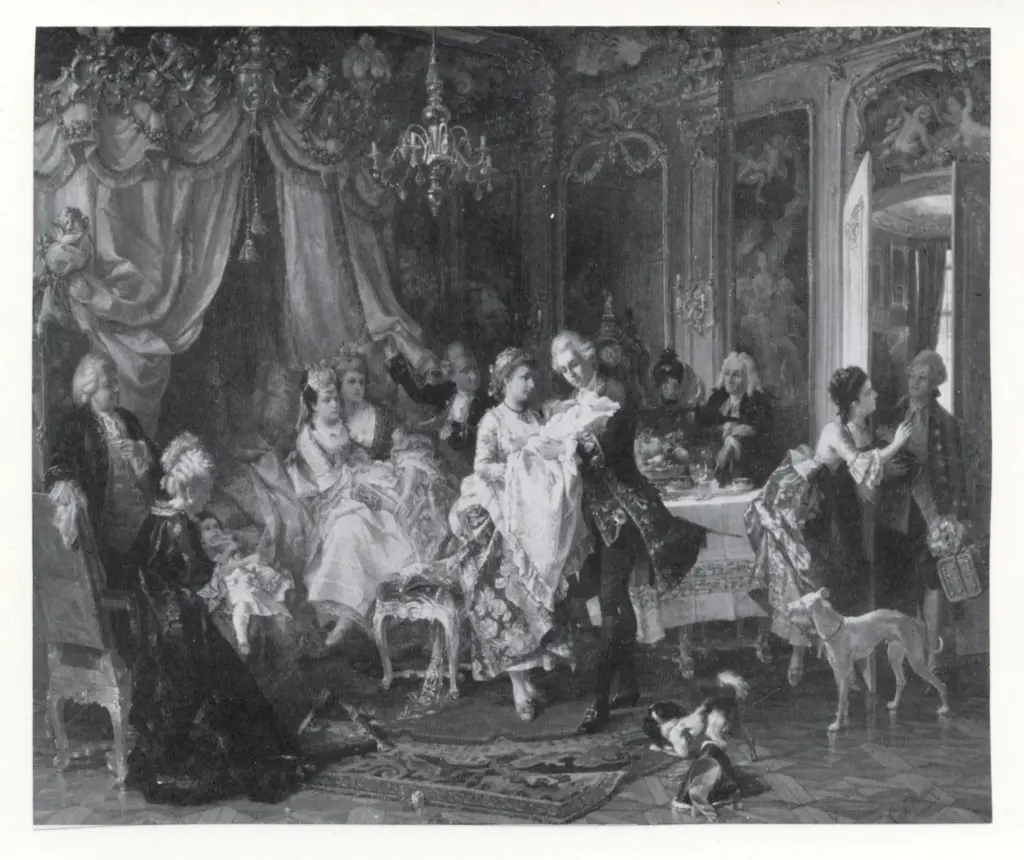 Anonimo , Herpfer, Carl - sec. XIX - La festa di Battesimo , fronte