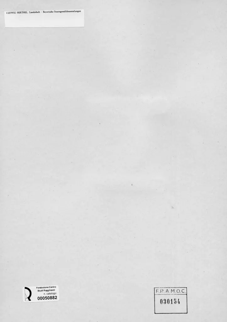 Anonimo , Herthel, Ludwig - sec. XX - Paesaggio , retro