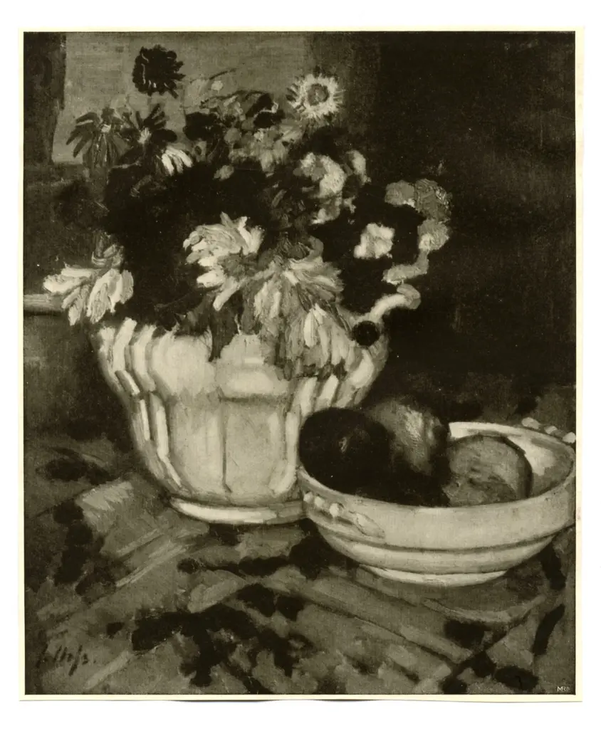 Anonimo , Hess, Julius - sec. XX - Fiori e frutta , fronte