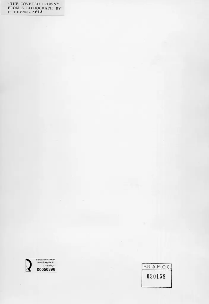 Anonimo , Heyne, H. - sec. XIX - The coveted crown , retro