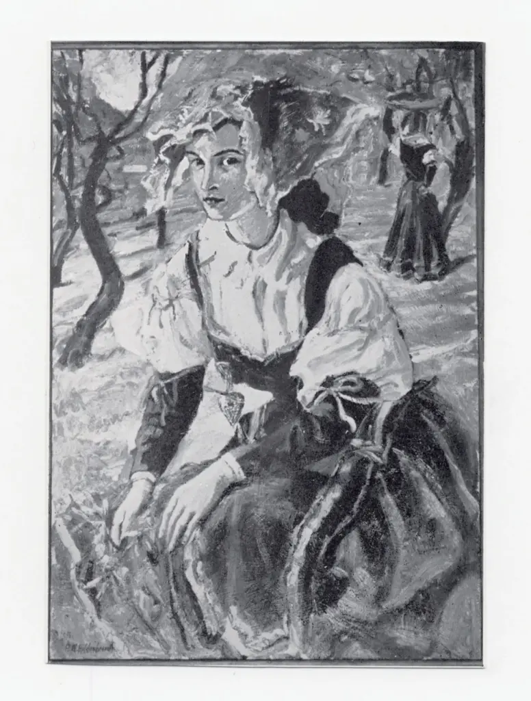 Hildebrandt, Hannelise , Ragazza in costume abruzzese