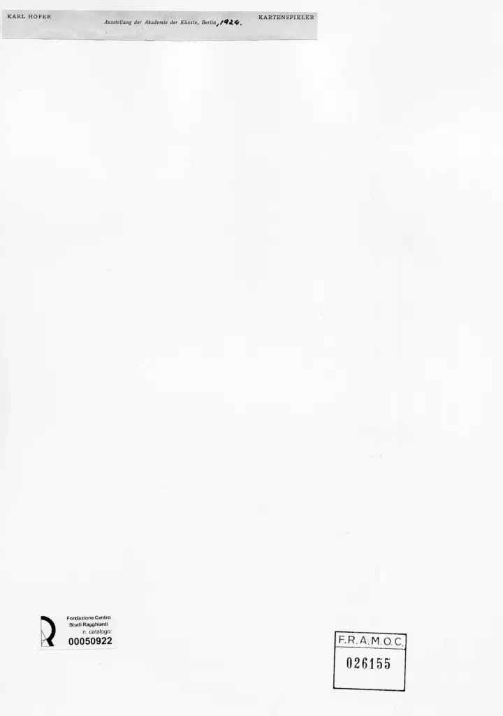 Anonimo , Hofer, Karl , retro