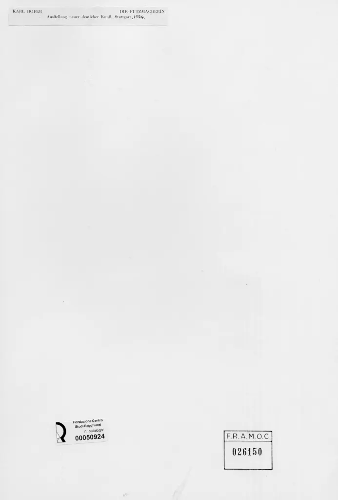 Anonimo , Hofer, Karl , retro