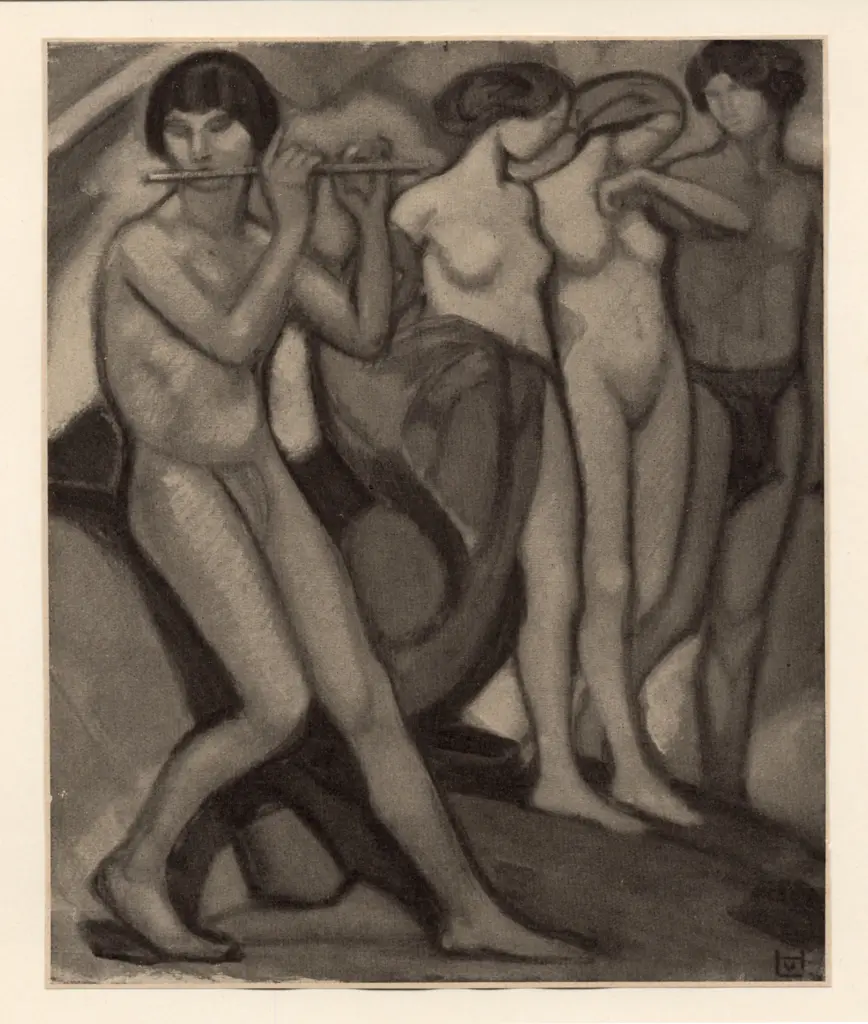 Anonimo , von Hofmann, Ludwig , fronte