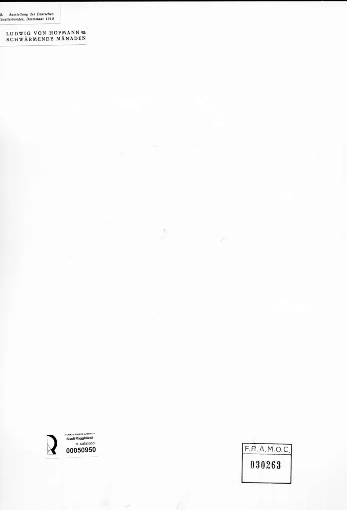 Anonimo , von Hofmann, Ludwig , retro