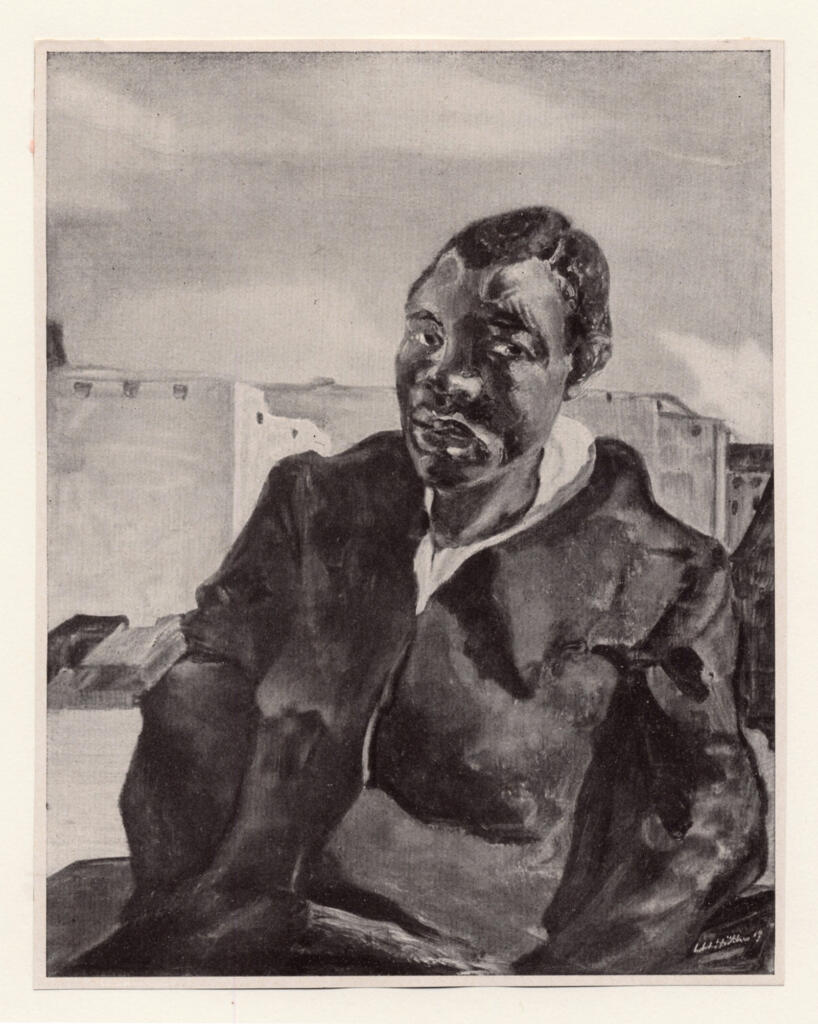 Anonimo , Hüther, Julius - sec. XX - Nero del Congo , fronte