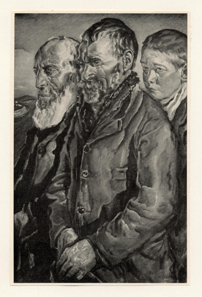 Anonimo , Hüther, Julius - sec. XX - Pellegrini , fronte