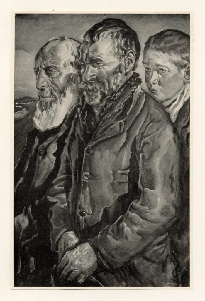 Anonimo , H&uuml;ther, Julius - sec. XX - Pellegrini , fronte