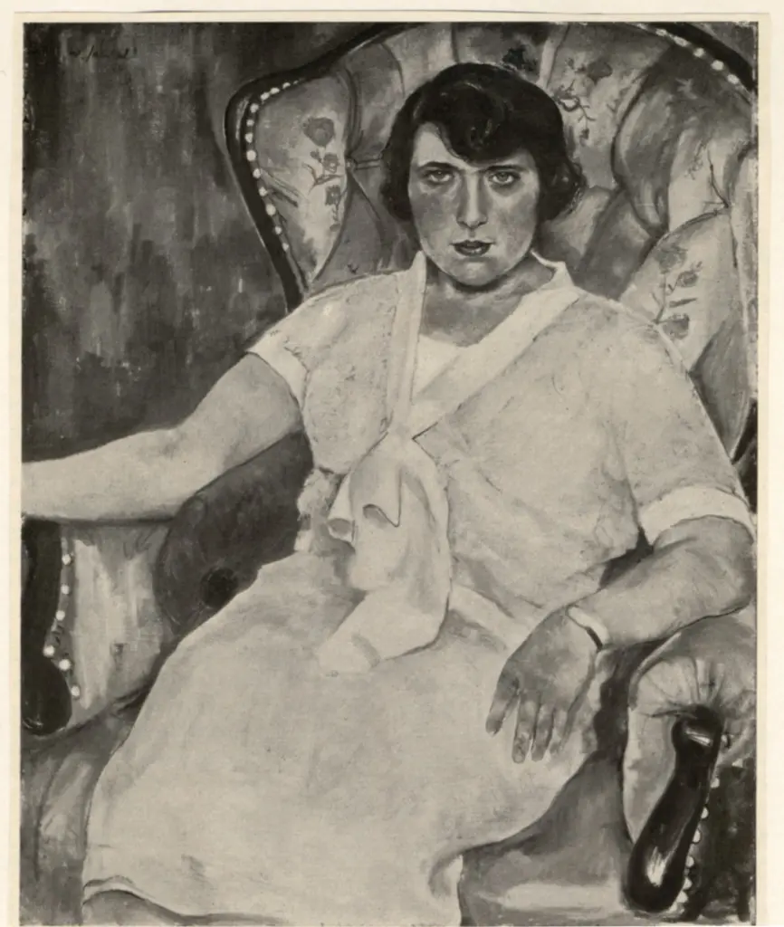 Anonimo , Jaeckel, Willy - sec. XX - Damenbildnis , fronte