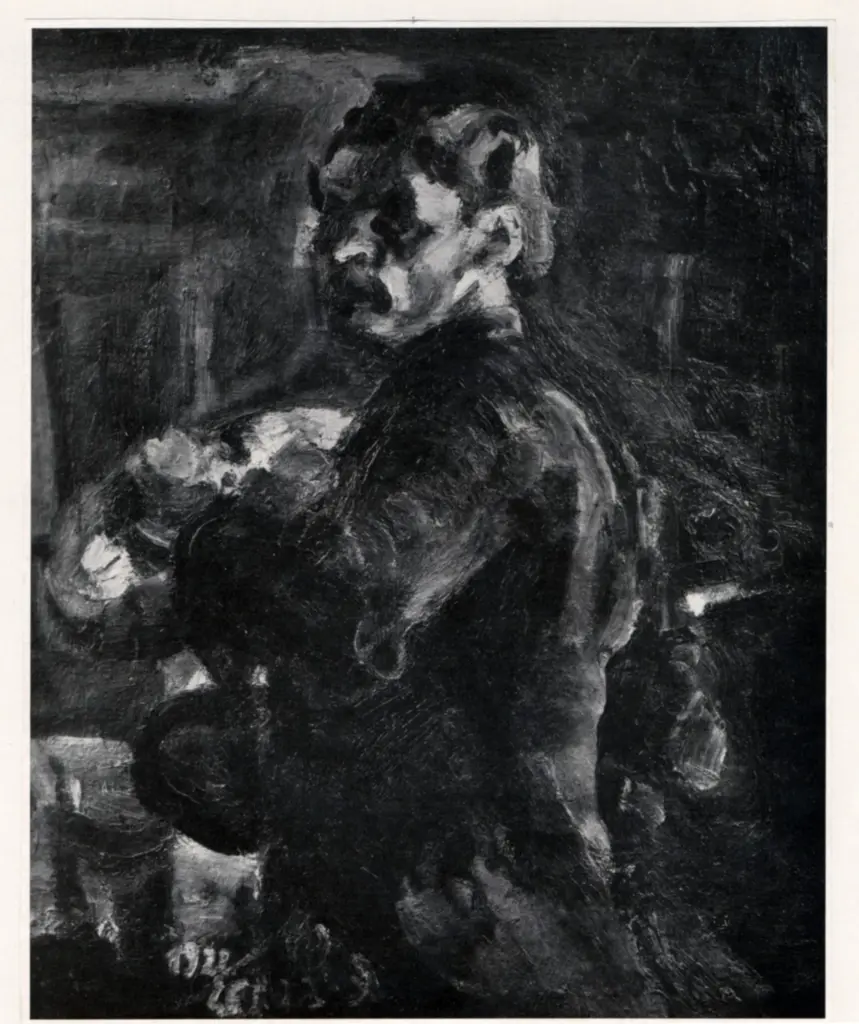 Anonimo , Jaeckel, Willy - sec. XIX/ XX - Selbstportr&auml;t , fronte