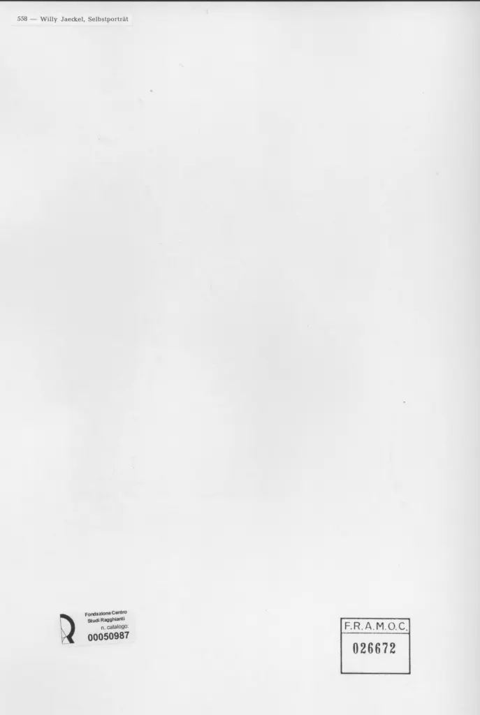 Anonimo , Jaeckel, Willy - sec. XIX/ XX - Selbstportr&auml;t , retro