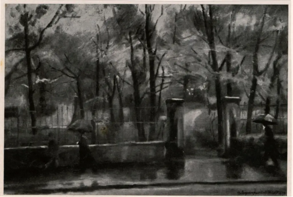 Anonimo , Jagerspacher - Haefliger, Helen - sec. XIX/ XX - Regenlandschaft , fronte