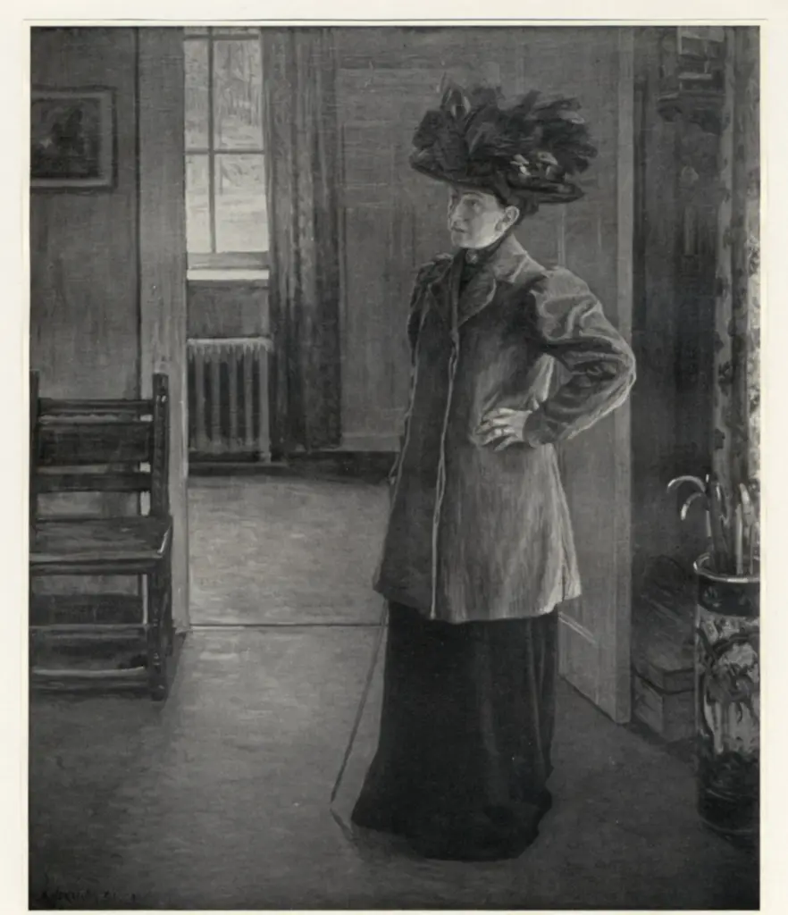 Von Kalckreuth, Leopold , Portr&auml;t Fr&auml;ulein H. -