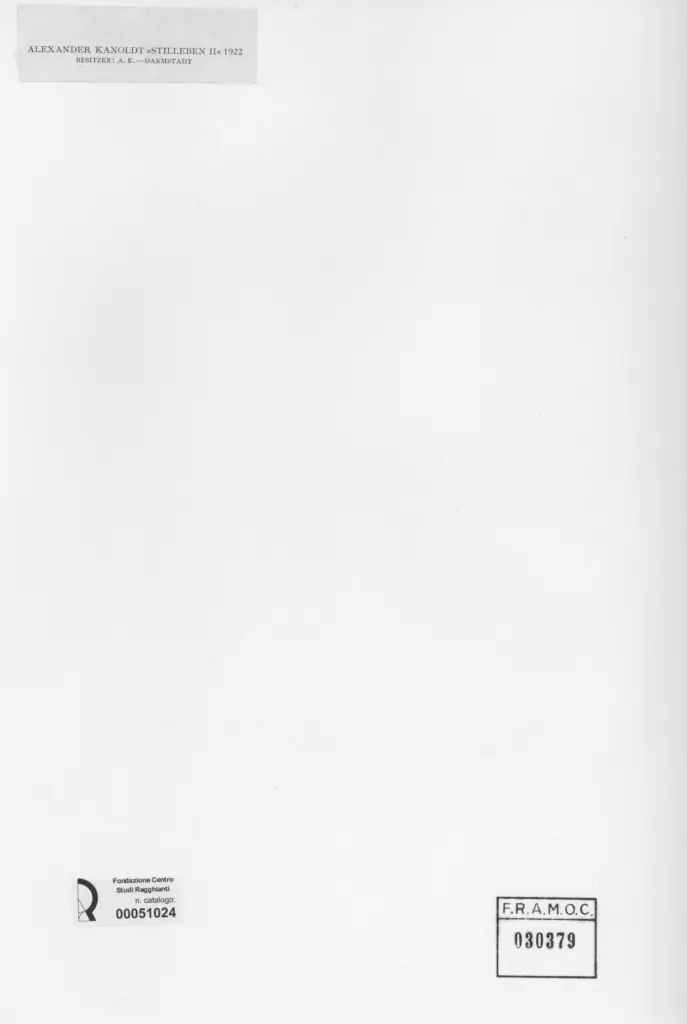 Anonimo , Kanoldt, Alexander , retro