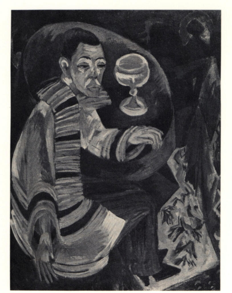 Anonimo , Kirchner, Ernst Ludwig - sec. XX - Selbstbildnis als Trinker , fronte
