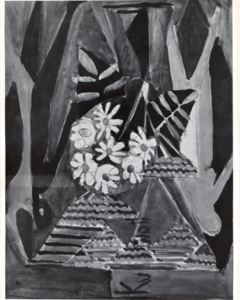 Anonimo , Kirchner, Ernst Ludwig - sec. XX - Blumen und figuren , fronte