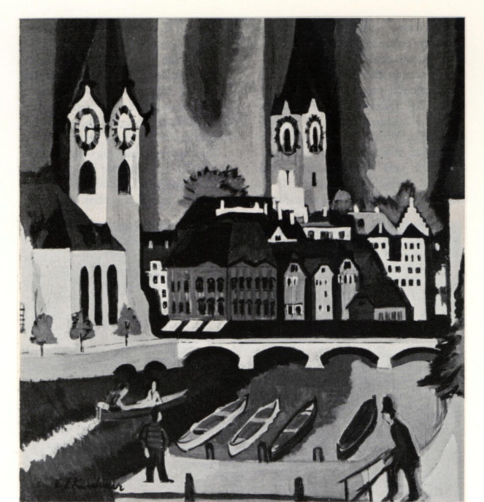 Anonimo , Kirchner, Ernst Ludwig - sec. XX - Zurich , fronte