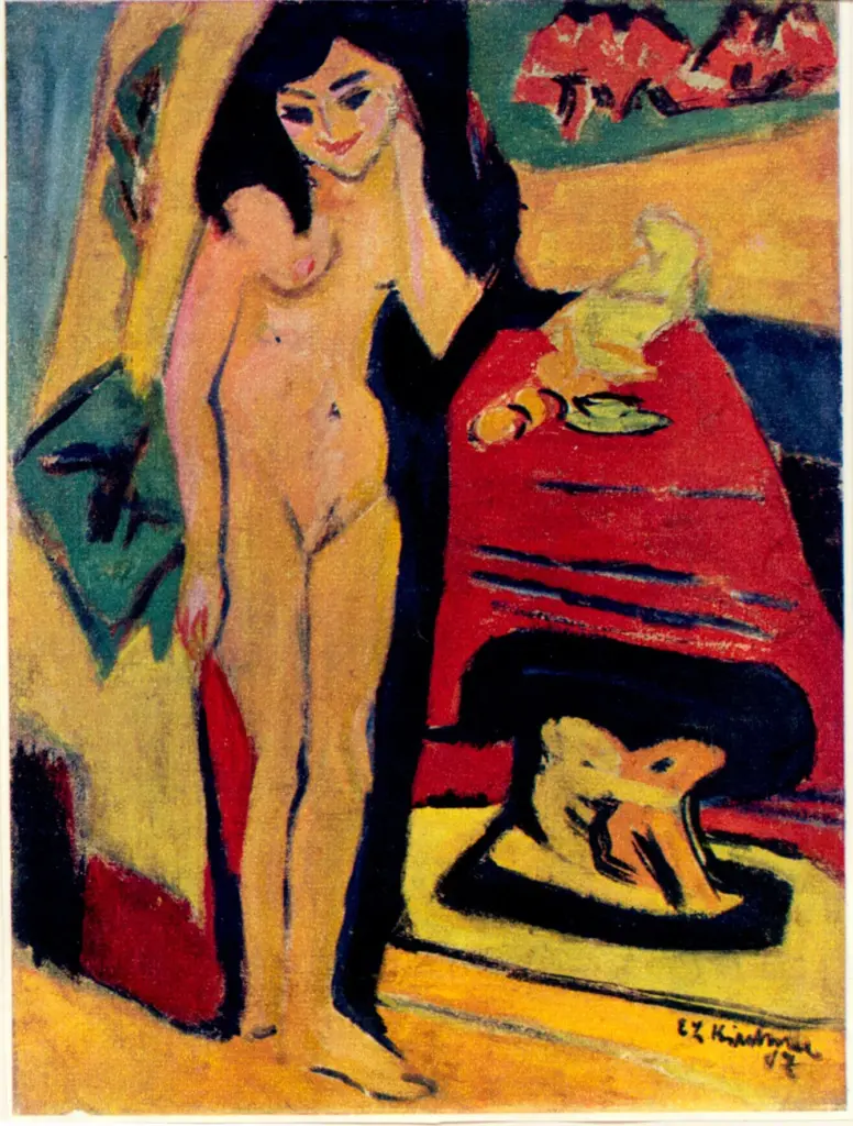 Kirchner, Ernest Ludwig , Nudo