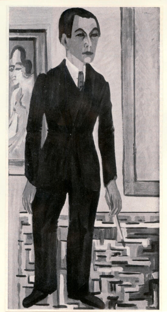 Anonimo , Kirchner, Ernest Ludwig - sec. XX - Autoritratto , fronte