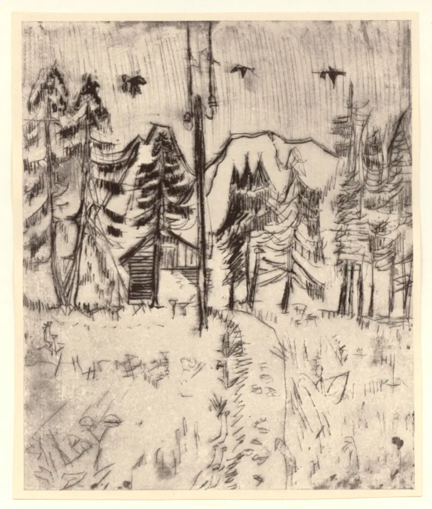 Anonimo , Kirchner, Ernest Ludwig - sec. XX , fronte