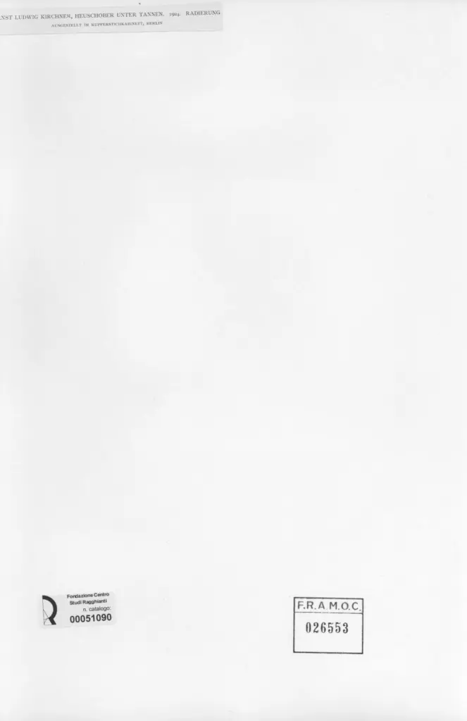 Anonimo , Kirchner, Ernest Ludwig - sec. XX , retro