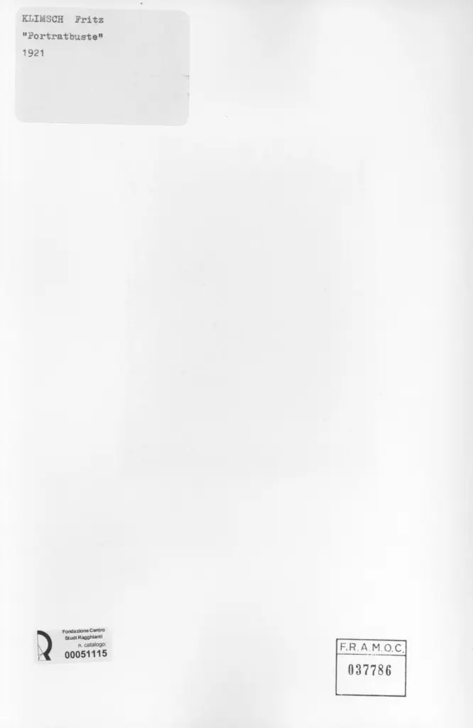 Anonimo , Klimsch, Fritz sec. XX , retro