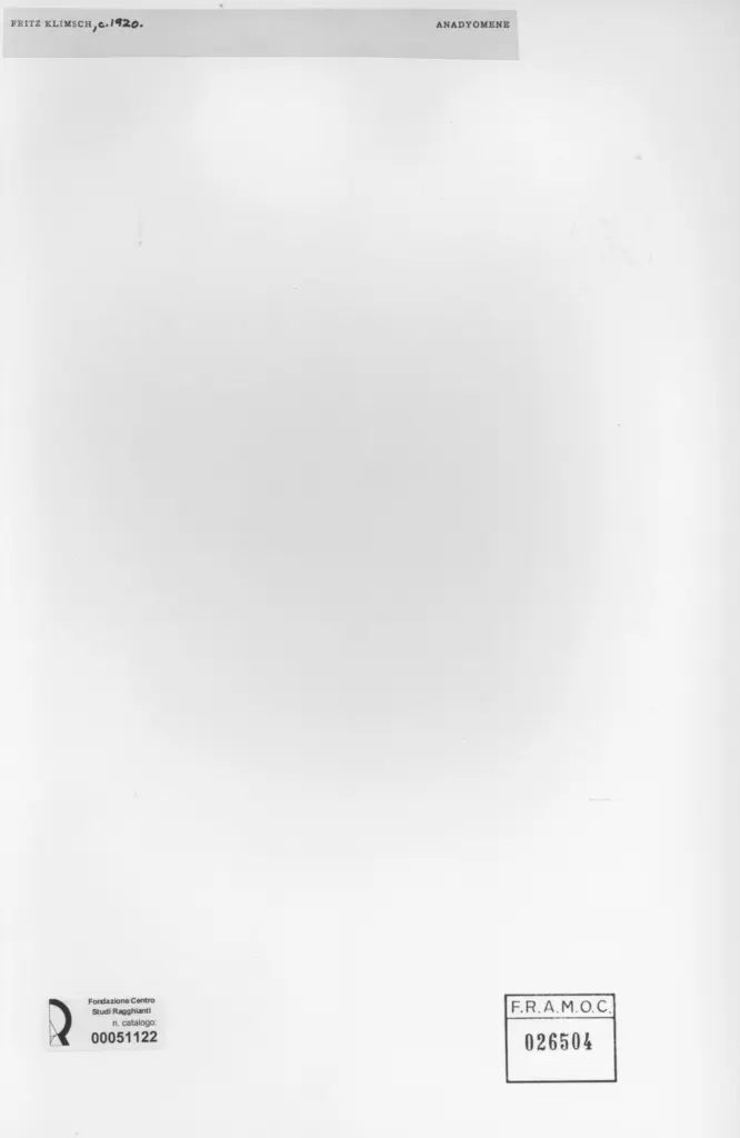 Anonimo , Klimsch, Fritz sec. XX , retro