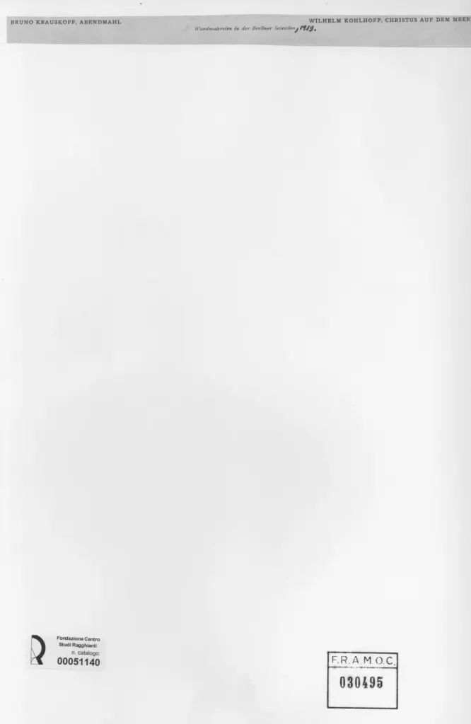 Anonimo , Kohlhoff, Wilhelm - sec. XX - Christus auf dem meere , retro