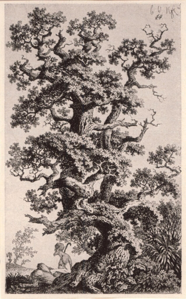 Anonimo , Kolbe, Georg - sec. XX - Satyr am Baum , fronte