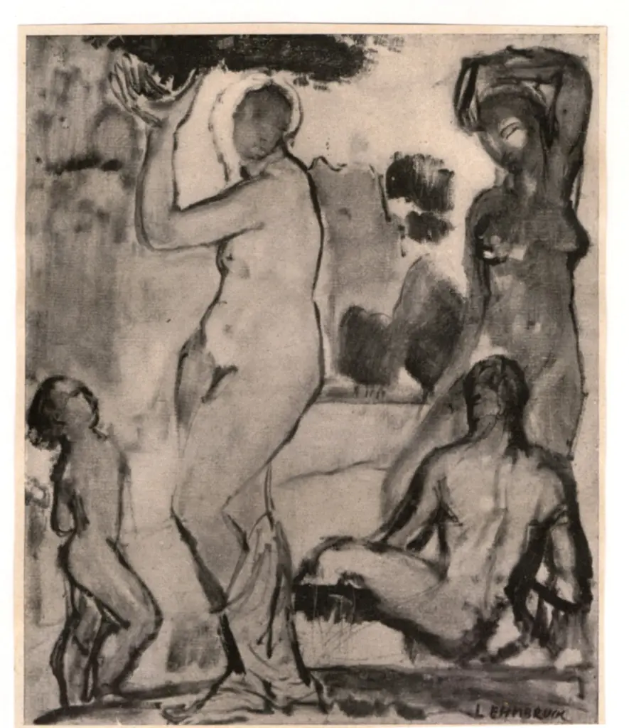 Anonimo , Lehmbruck, Wilhelm , fronte