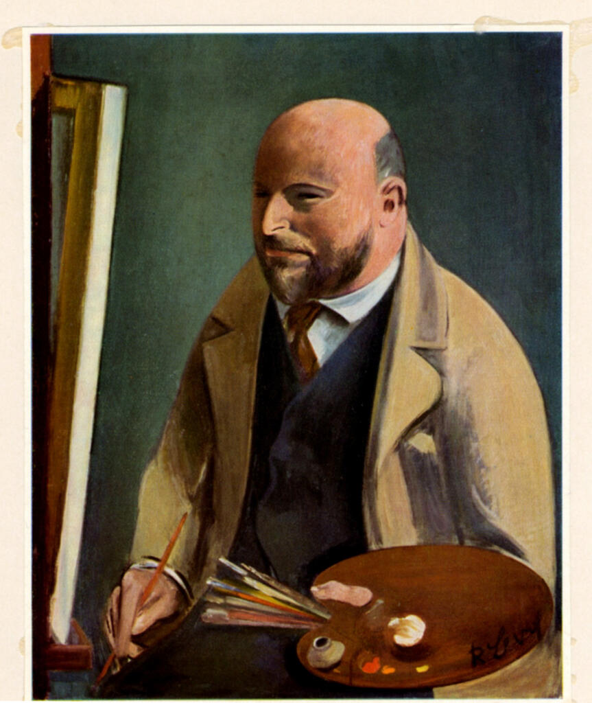 Levy, Rudolf , Portrait Hans Purrmann -