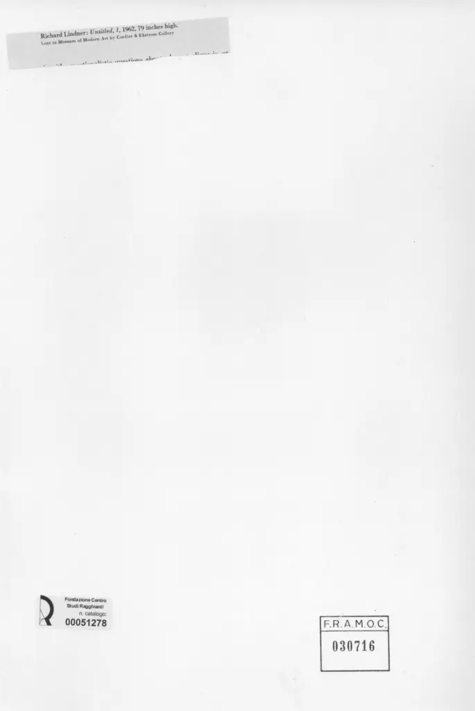 Anonimo, Anonimo , retro