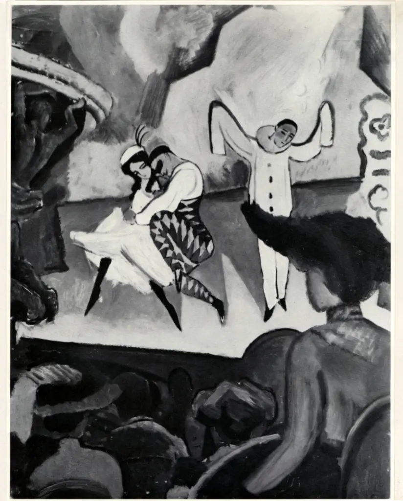 Macke, August , Una serata a teatro