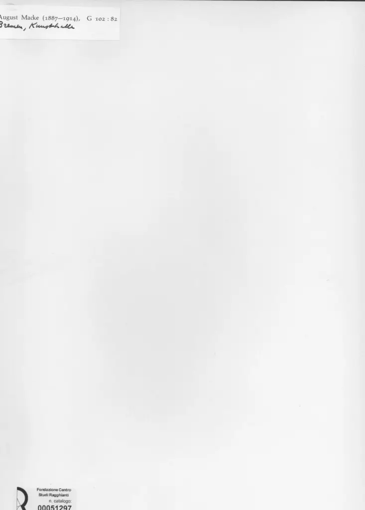 Anonimo , Macke, August , retro