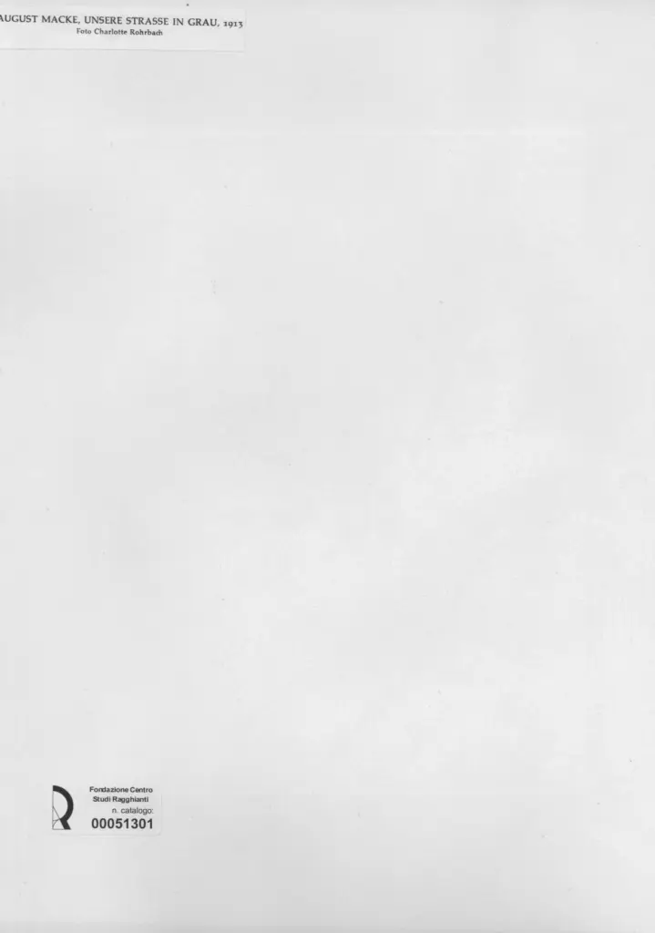 Rohrbach, Charlotte , Macke, August - sec. XX - Unsere strasse in Grau , retro
